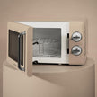 Cecotec ProClean 3110 Retro Beige Microwave With Grill - 20L Capacity