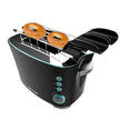 Cecotec Vertical Toaster Toast&Taste in black stainless steel with double slots for toasting