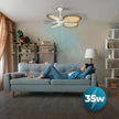 Cecotec Ceiling Fan With Remote Control - Efficient Airflow & Quiet Operation
