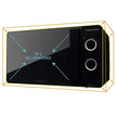 Cecotec ProClean Microwave Tout Noir - 20L Capacity With Easy Clean Coating