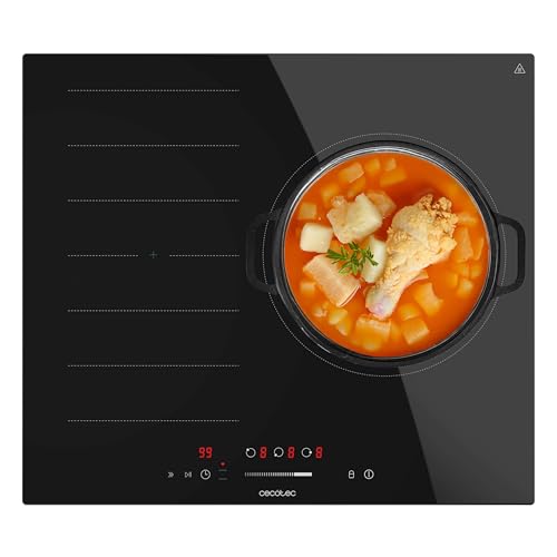 Cecotec Bolero Squad I 3001 Flex Induction Plate in black with tempered glass surface