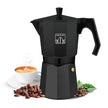 Cecotec Cumbia Mokclassic 300 Black Italian Coffee Maker with ergonomic handle