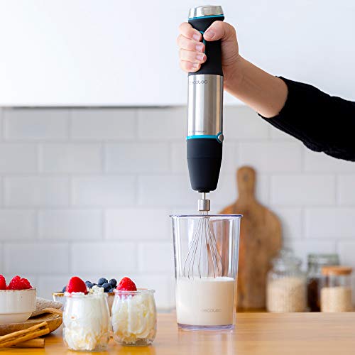 Cecotec Hand Blender Power TitanBlack 1200 XL - Perfect for Smooth Blends
