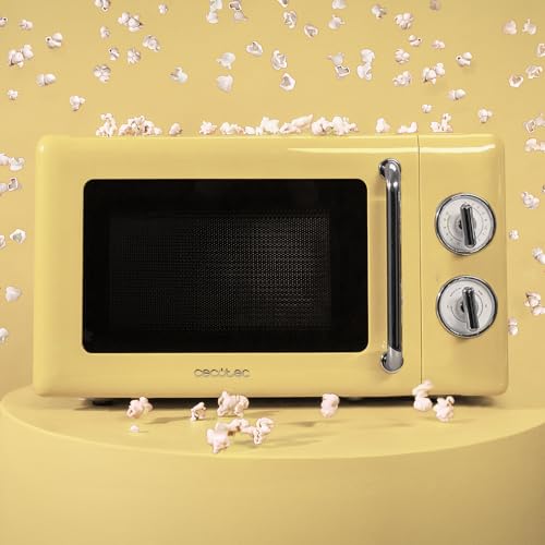 Cecotec ProClean 3010 Retro Microwave - 20L, 700W, Defrost Mode