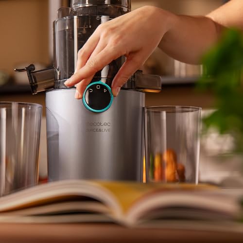 Cecotec Juice&Live 1500 Slim Cold Press Juice Extractor - Healthy Juices at Home