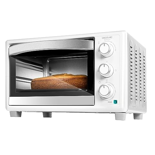 Cecotec Bake&Toast 2300 White 23L Table Oven with double glazed door and crumb tray