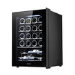 Cecotec GrandSommelier 20000 Wine Fridge in black with stainless steel shelves