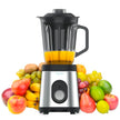 Cecotec Blender with black titanium coating, stainless steel case, and 1.5L glass jug