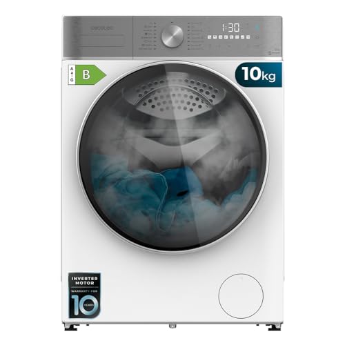 Cecotec Bolero Wash&Dry 10680 front view showcasing its sleek design and large touchscreen