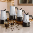 Cecotec Piccolina 400 Italian Coffee Machine - Blue, 200ml Capacity for 4 Cups