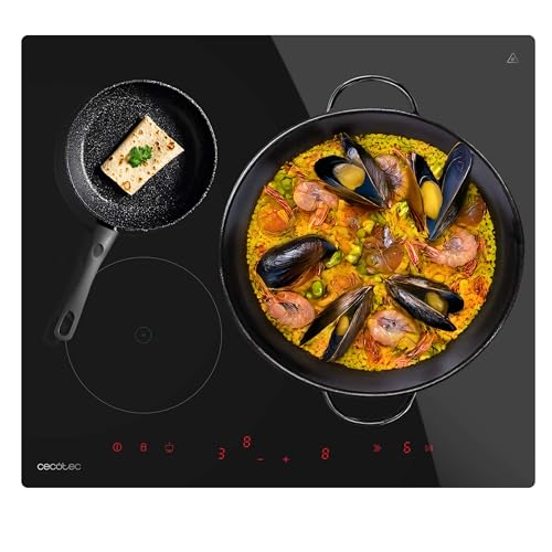 Cecotec Bolero Squad I 3600 Induction Plate with 3 burners and sleek black design