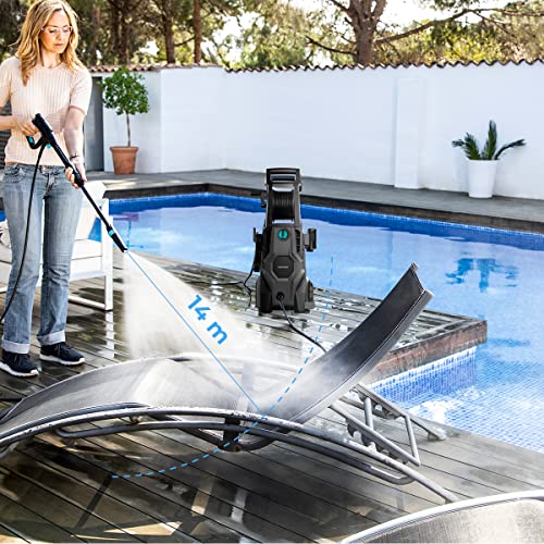 Cecotec HydroBoost 2400 Pressure Washer for Home, Garden & Car - Powerful 180 Bar Pressure