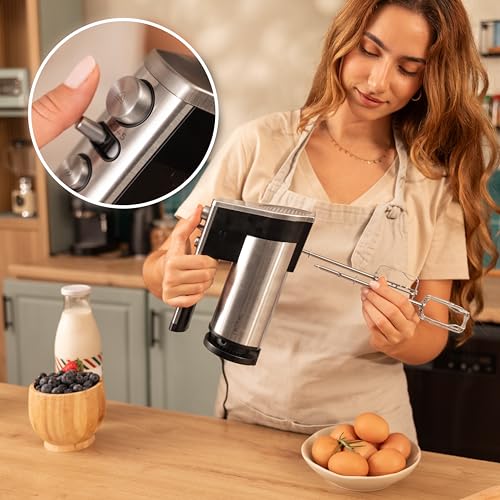Cecotec PowerTwist 500 Hand Mixer - 500W, 5 Speeds, Turbo Function