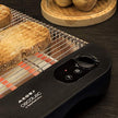 Cecotec Flat Toaster Turbo EasyToast Basic - Efficient 900W Toasting