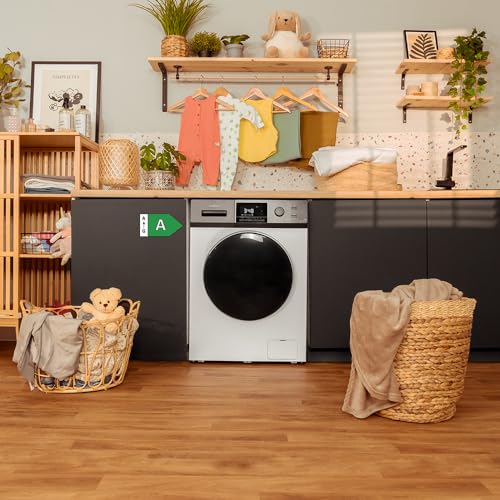 Cecotec Front Load Washing Machine 10 Kg - Energy Efficient & Steam Cleaning