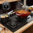 Cecotec Gas Plate 5 Burners for Natural Gas & Butane - Easy to Clean