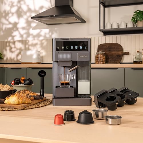 Cecotec Espresso Coffee Machine - Compatible With Ground Coffee, 20 Bar Power