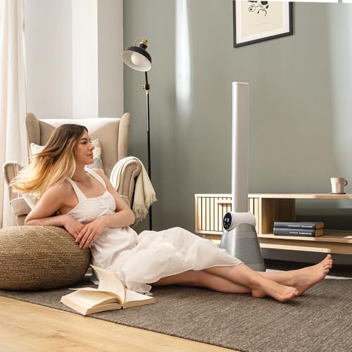 Cecotec EnergySilence 9890 Skyline Bladeless Fan - Safe & Stylish Airflow