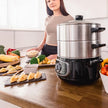 Cecotec Vapovita Steelpot Electric Steamer - 1300W, Healthy Cooking