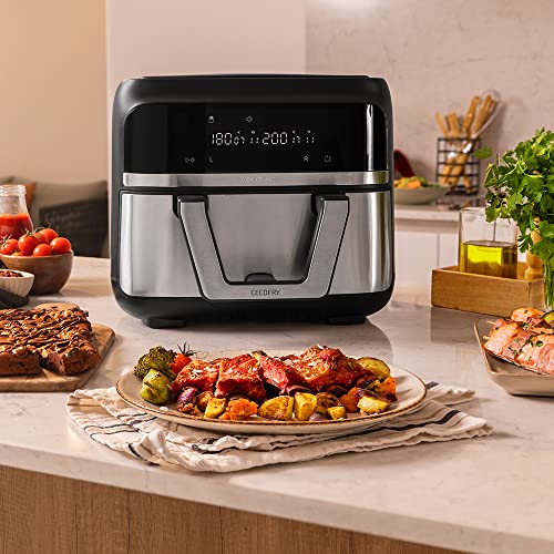 Cecotec Air Fryer Cecofry Dual 9000 - 9L Capacity With Healthy Cooking