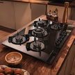 Cecotec Bolero Squad G 5200S Glass Black Hob With 5 Burners for Versatile Cooking