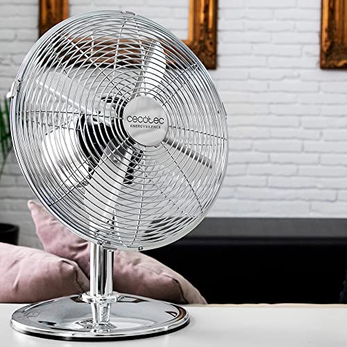 Cecotec EnergySilence 620 RetroDesk Fan - 40W Power, Quiet Operation