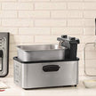 Cecotec CleanFry Infinity Electric Fryer - 3L Capacity, OilCleaner Filter, Fast Cooking