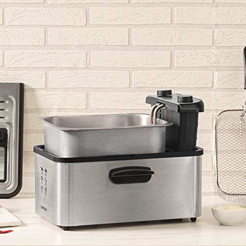 Cecotec CleanFry Infinity Electric Fryer - 3L Capacity, OilCleaner Filter, Fast Cooking