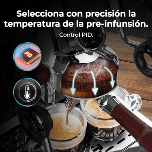 Cecotec Barista Baristeo Iconic Espresso Machine - Perfect Cream Extraction