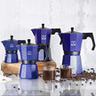 Cecotec Cumbia Mokclassic 300 Blue Aluminium Espresso Maker for 3 Cups - Easy to Clean