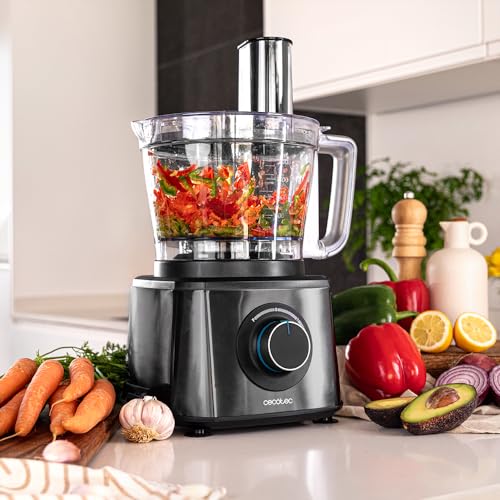 Cecotec Paprika 1300 Food Processor - 2000W Power & Stainless Steel