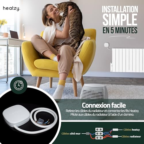 Heatzy Smart Thermostat Control Box - Manage Heaters Remotely
