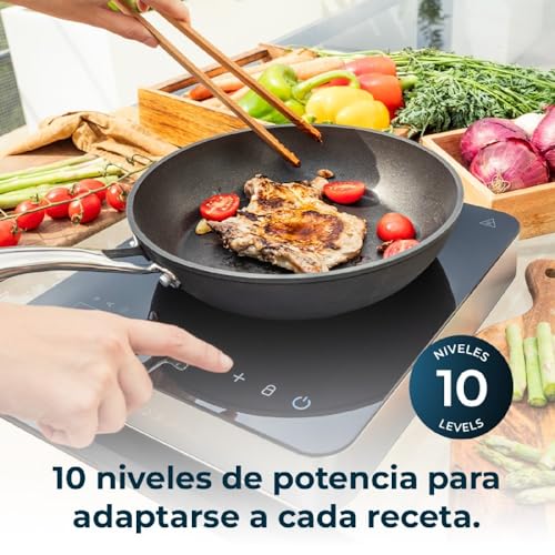 Cecotec Portable Induction Cooker Full Magma Single - 2000W, Touch Control