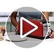 Cecotec Toastin' Time 1500 Red Lite Vertical Toaster - 4 Slice Capacity & Self-Centering