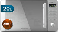 Cecotec Microwave with Grill Proclean 5120 featuring a mirror door and modern design