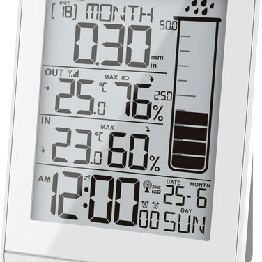 AURIOL® Radio-Controlled Weather Station with Rain Gauge