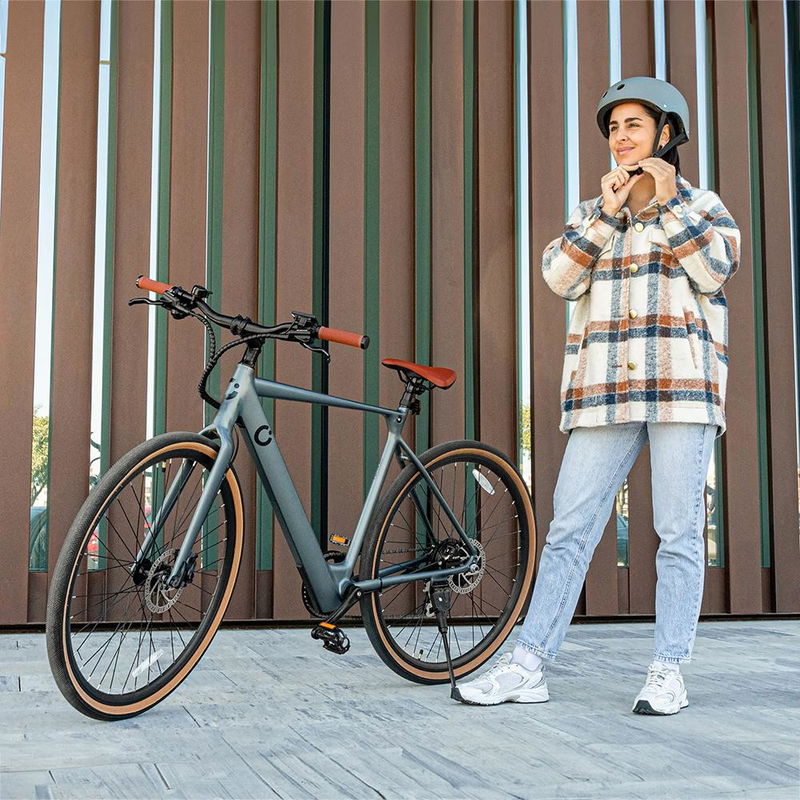 Cecotec Brainguard Urban Grey Helmet For Bicycles & Scooters - Maximum Safety