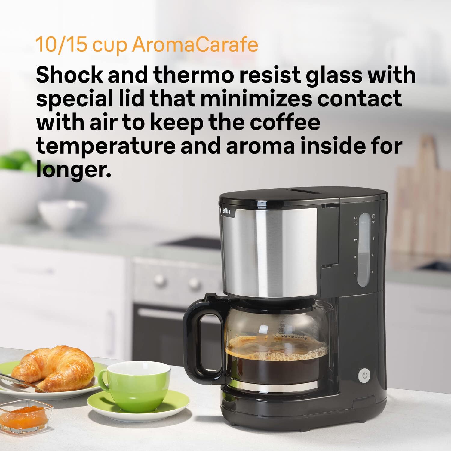 Braun PurShine Drip Coffee Maker KF 1500 BK