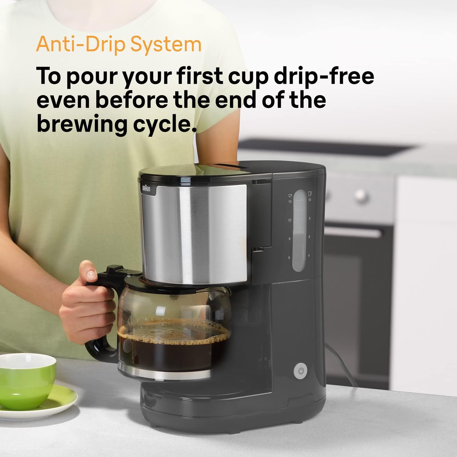 Braun PurShine Drip Coffee Maker KF 1500 BK
