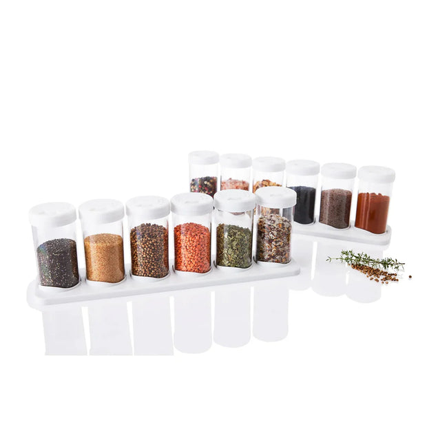 Ernesto Set of 12 Spice Boxes with 2 Holders