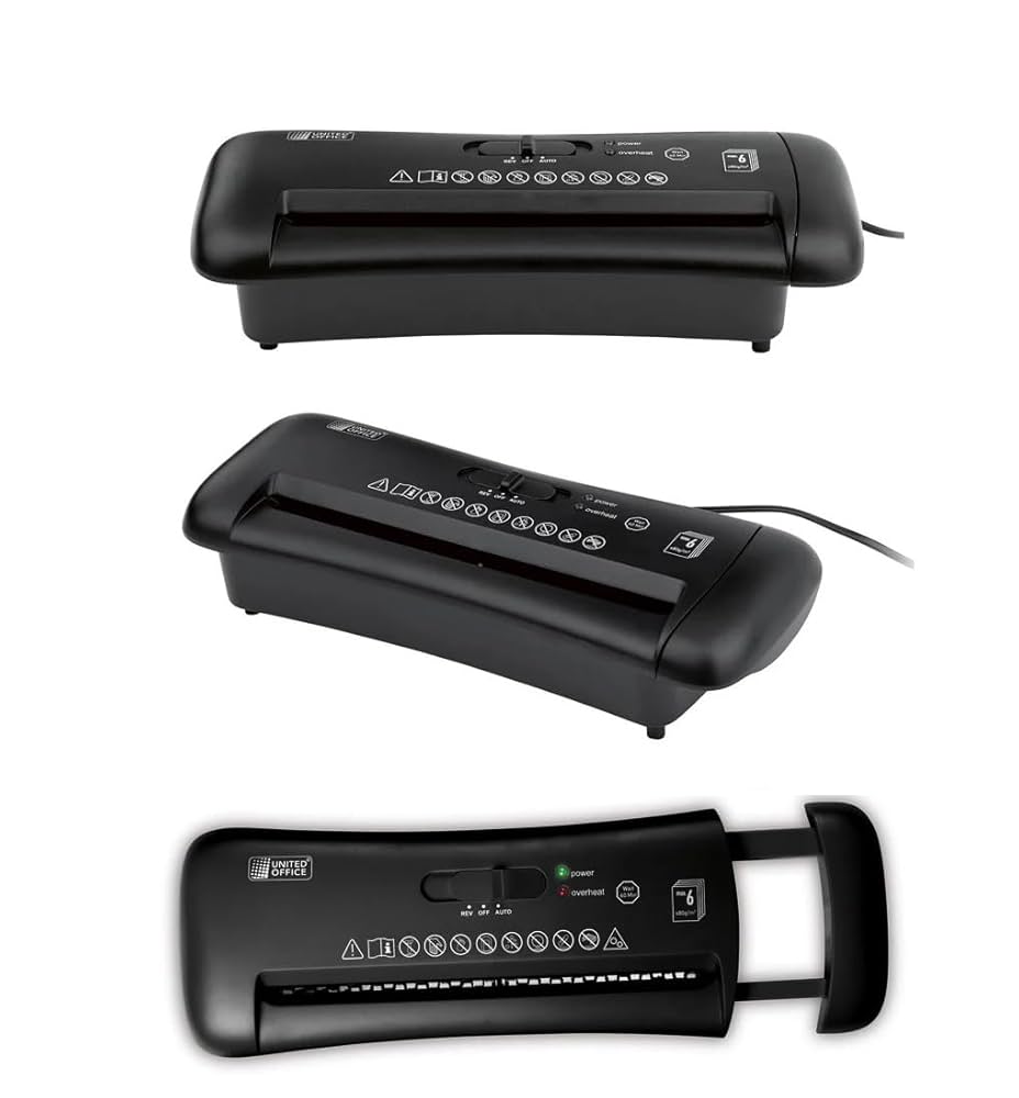 United Office IAN 365280_2204 Paper Shredder