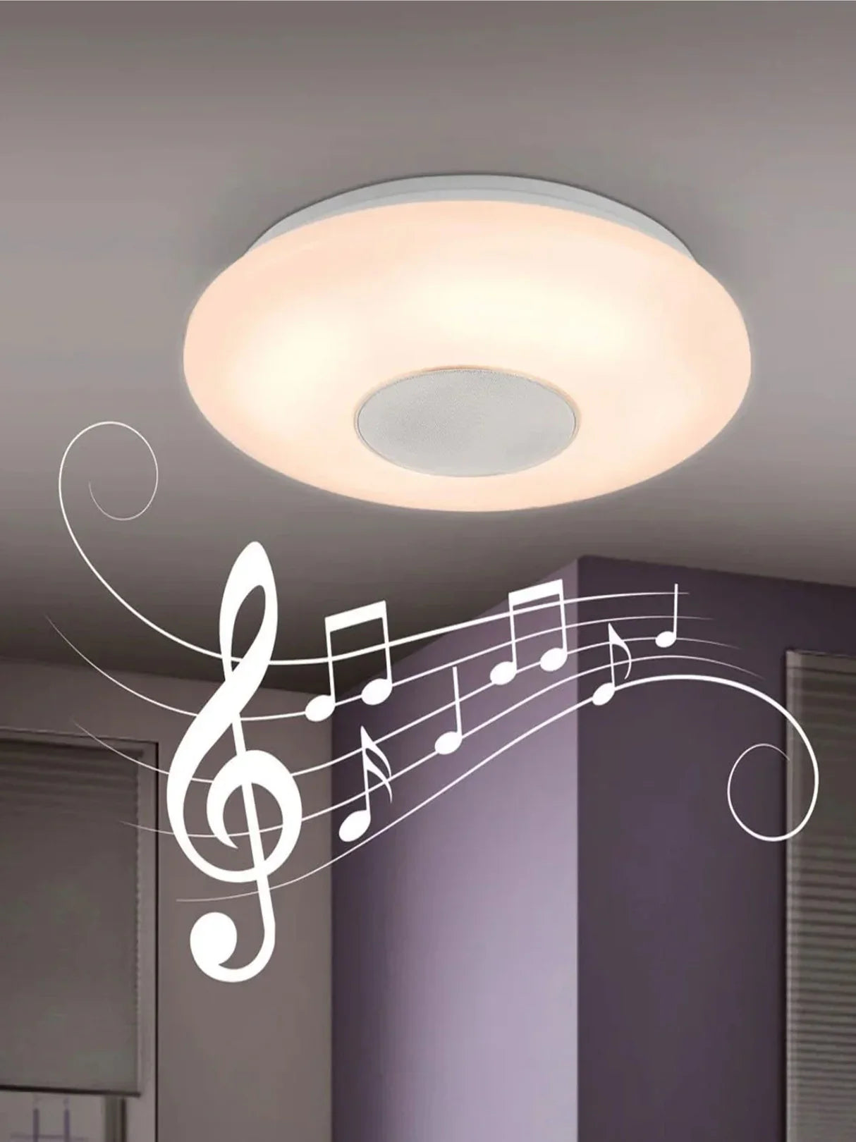 Livarno Home Livarno LED Ceiling Light with Bluetooth Speaker