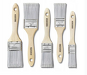 Parkside Set of 5 Flat Paint Brushes