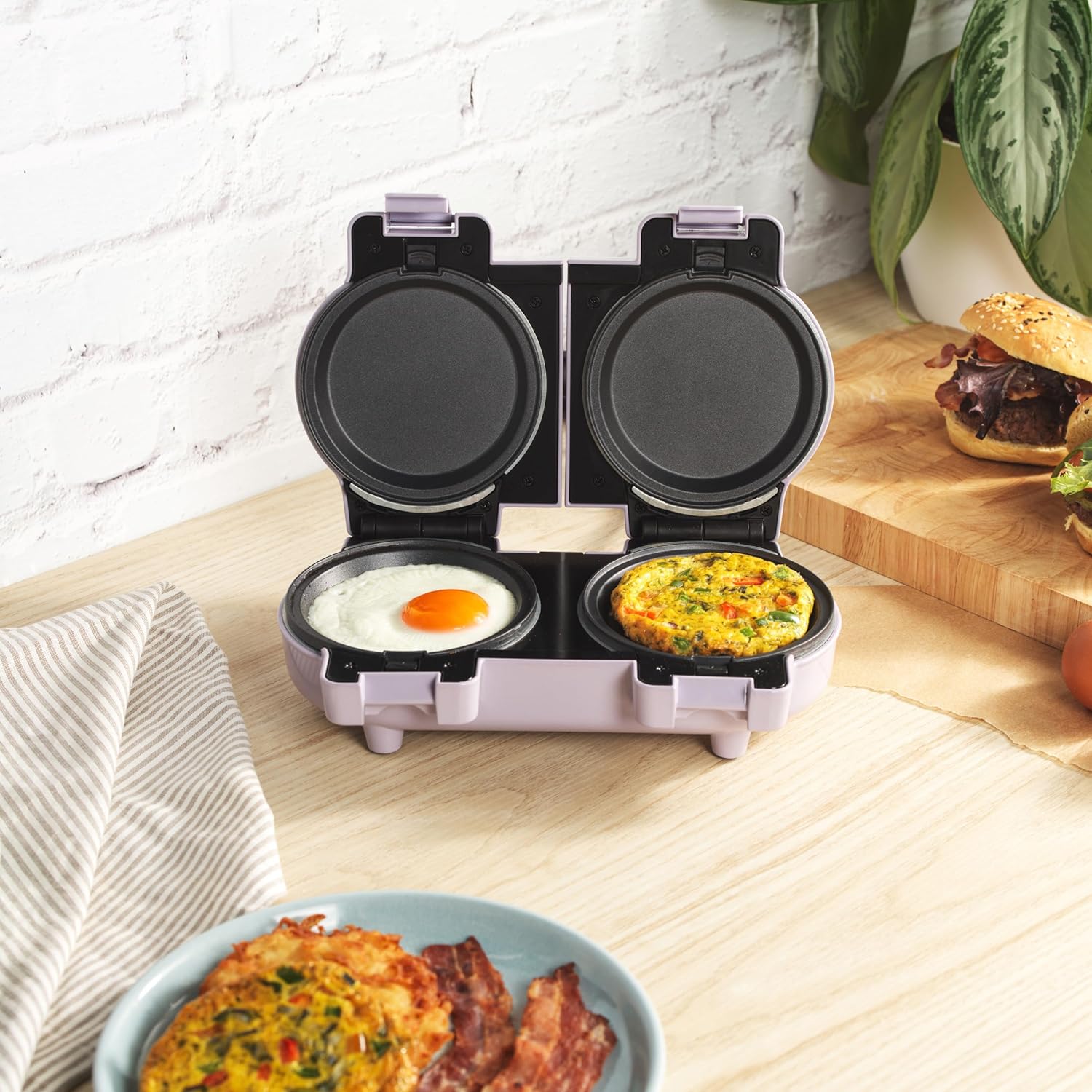 Petra Electric Double Mini Waffle Maker 2-in-1 - 1100W