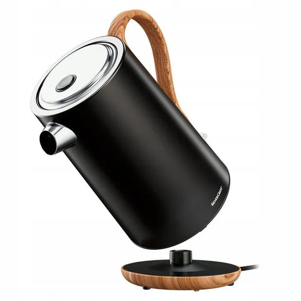 Silver Crest Kettle 1.7L Wood Trim