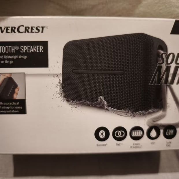 Silvercrest Sound Mini Portable Bluetooth Speaker 6W RMS
