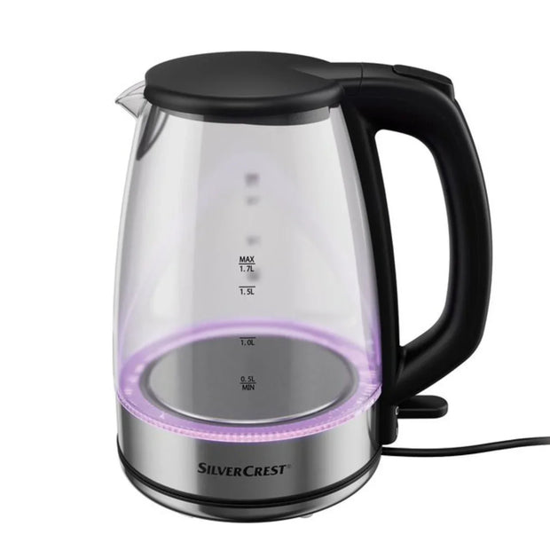 Switch On 1.7L Glass Electric Kettle