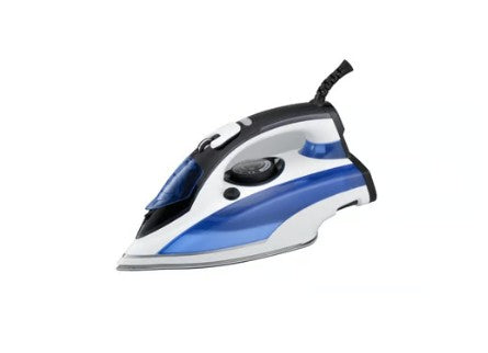 Switch on Steam Iron with Ceramic-Coated Soleplate