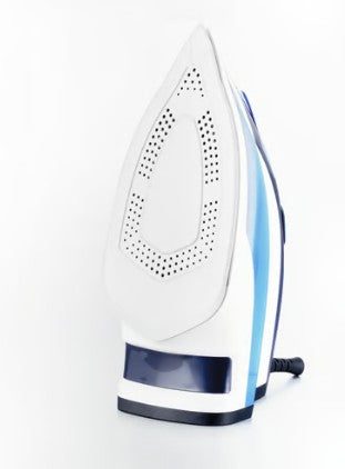 Switch on Steam Iron with Ceramic-Coated Soleplate